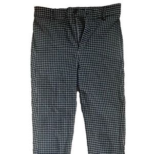 Garage plaid/grid skinny pants, size m